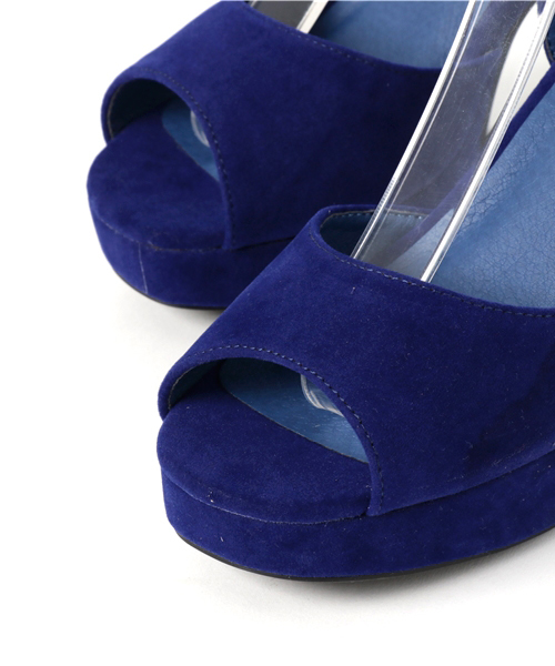 Re:EDIT（リエディ）の「[抜け感たっぷりな華奢見えサンダル]アンクルストラップチャンキーヒールサンダルシューズ/サンダル/ヒールサンダル[リエディ]（サンダル・レディース・ホワイト/マスタード/ピンク/レッド/ウッド/ブルー/ブラック/キャメル・X-LARGE/SMALL/LARGE/MEDIUM）」の12枚目の写真