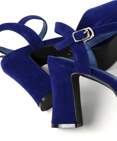 Re:EDIT（リエディ）の「[抜け感たっぷりな華奢見えサンダル]アンクルストラップチャンキーヒールサンダルシューズ/サンダル/ヒールサンダル[リエディ]（サンダル・レディース・ホワイト/マスタード/ピンク/レッド/ウッド/ブルー/ブラック/キャメル・X-LARGE/SMALL/LARGE/MEDIUM）」の20枚目の写真