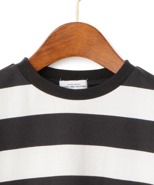 green label relaxing（グリーンレーベルリラクシング）の「【キッズ】ワイドボーダープルオーバー 8S（Tシャツ/カットソー・キッズ・ダークグレー/ワインレッド・135/115/125/105/95）」の12枚目の写真