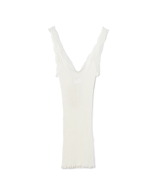 Zimmerli(ヅィメリー)の「ZIMMERLI タンクトップ(タンクトップ・レディース・アイボリー・SMALL)」の1枚目の写真