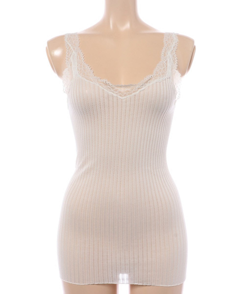 Zimmerli(ヅィメリー)の「ZIMMERLI タンクトップ(タンクトップ・レディース・アイボリー・SMALL)」の10枚目の写真