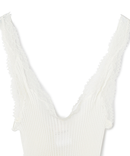 Zimmerli(ヅィメリー)の「ZIMMERLI タンクトップ(タンクトップ・レディース・アイボリー・SMALL)」の8枚目の写真