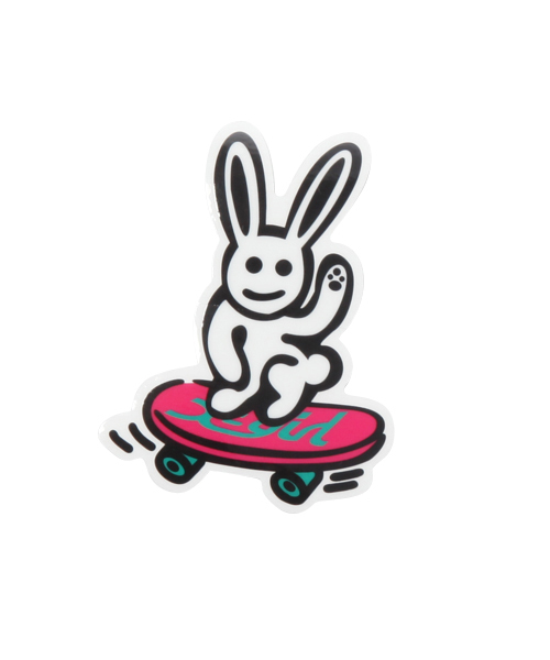 X-girl（エックスガール）の「BUNNY SKATE STICKER（ステッカー/テープ