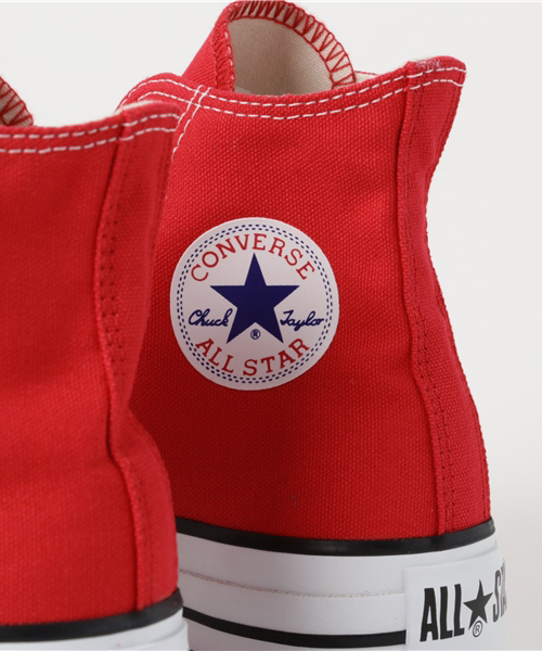 CONVERSE（コンバース）の「CONVERSE コンバース オール スター ハイ / ALL STAR HI 32060182（スニーカー・レディース・レッド・22.0cm/25.5cm/24.5cm/22.5cm/26.5cm/23.5cm/23.0cm/25.0cm/26.0cm/24.0cm/27.0cm/27.5cm/28.0cm）」の5枚目の写真