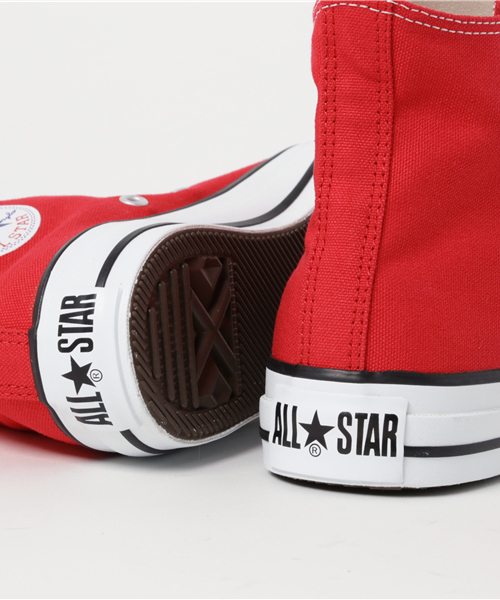 CONVERSE（コンバース）の「CONVERSE コンバース オール スター ハイ / ALL STAR HI 32060182（スニーカー・レディース・レッド・22.0cm/25.5cm/24.5cm/22.5cm/26.5cm/23.5cm/23.0cm/25.0cm/26.0cm/24.0cm/27.0cm/27.5cm/28.0cm）」の6枚目の写真