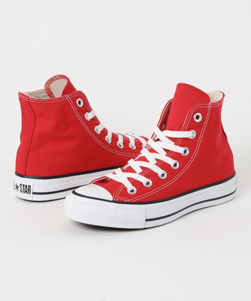 CONVERSE（コンバース）の「CONVERSE コンバース オール スター ハイ / ALL STAR HI 32060182（スニーカー・レディース・レッド・22.0cm/25.5cm/24.5cm/22.5cm/26.5cm/23.5cm/23.0cm/25.0cm/26.0cm/24.0cm/27.0cm/27.5cm/28.0cm）」の7枚目の写真