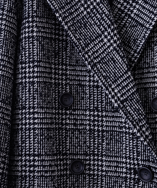 UNITED TOKYO（ユナイテッドトウキョウ）の「チェックコート（その他アウター・レディース・ブラック・1/2）」の3枚目の写真