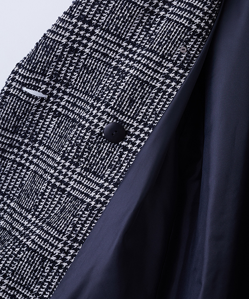 UNITED TOKYO（ユナイテッドトウキョウ）の「チェックコート（その他アウター・レディース・ブラック・1/2）」の6枚目の写真