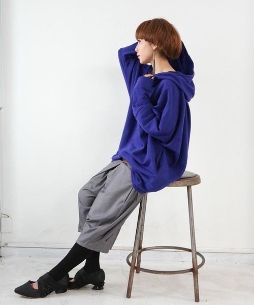 n'OrLABEL（ノアールレーベル）の「プルオーバーパーカー（パーカー・レディース・グレー・FREE）」の12枚目の写真