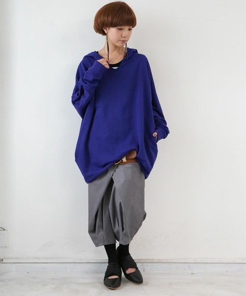 n'OrLABEL（ノアールレーベル）の「プルオーバーパーカー（パーカー・レディース・グレー・FREE）」の7枚目の写真