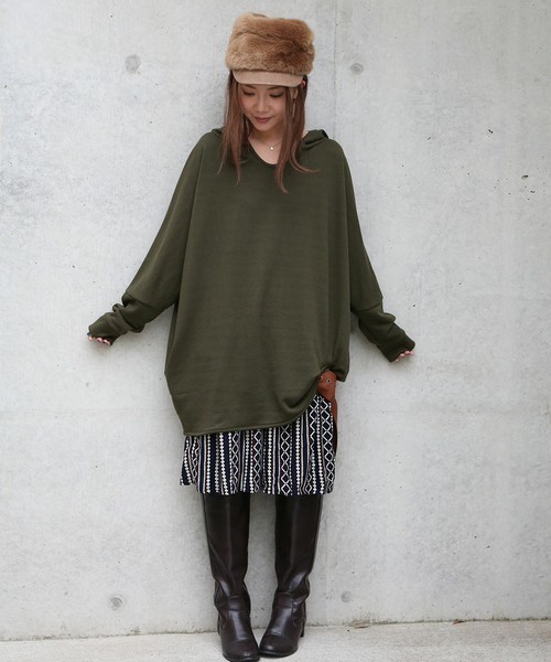 n'OrLABEL（ノアールレーベル）の「プルオーバーパーカー（パーカー・レディース・グレー・FREE）」の11枚目の写真