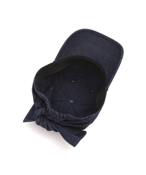 FREE'S MART（フリーズマート）の「◆バックリボンキャップ（キャップ・レディース・ベージュ/ネイビー/ブルー系その他・ﾌﾘ-）」の5枚目の写真