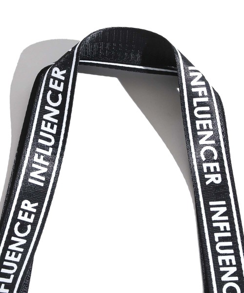 WEGO（ウィゴー）の「WEGO/ポーチ付きロゴテープトートバッグ（トートバッグ・レディース・ブラック系その他/ブラック・FREE）」の12枚目の写真