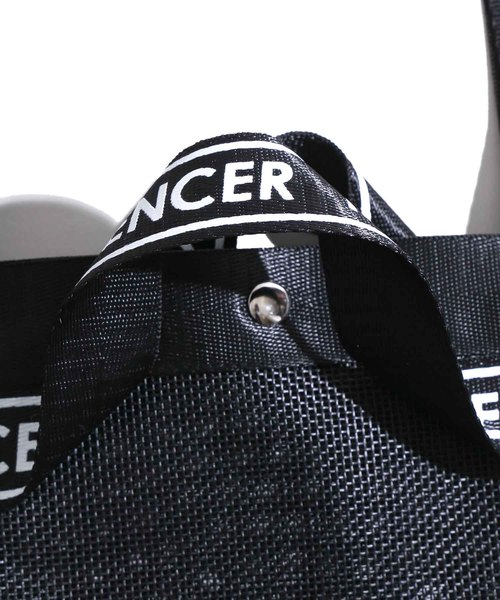 WEGO（ウィゴー）の「WEGO/ポーチ付きロゴテープトートバッグ（トートバッグ・レディース・ブラック系その他/ブラック・FREE）」の3枚目の写真