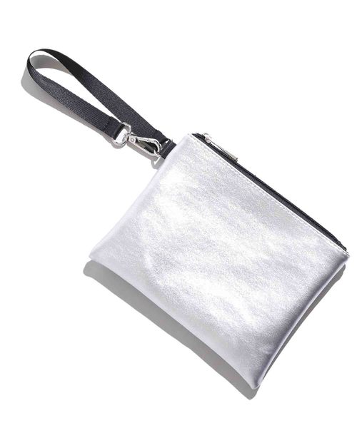 WEGO（ウィゴー）の「WEGO/ポーチ付きロゴテープトートバッグ（トートバッグ・レディース・ブラック系その他/ブラック・FREE）」の8枚目の写真