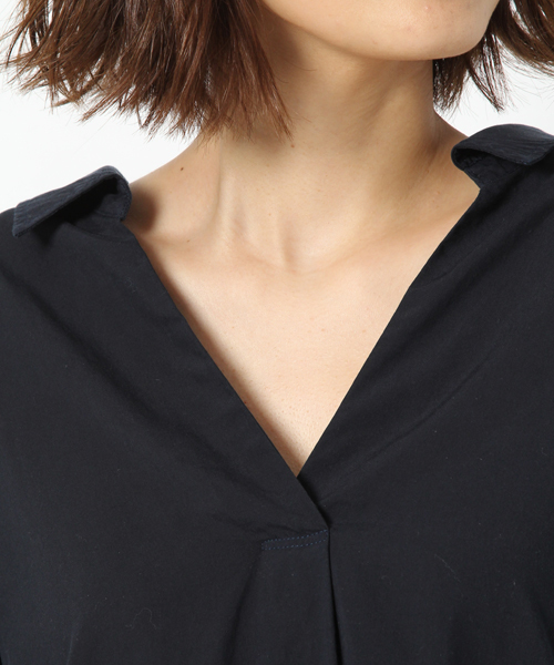 laboratory work(ラボラトリーワーク)の「テンセルスキッパーシャツ(シャツ/ブラウス・レディース・ネイビー/ピンク/ホワイト・MEDIUM)」の15枚目の写真