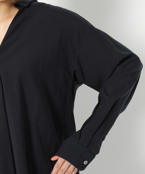 laboratory work(ラボラトリーワーク)の「テンセルスキッパーシャツ(シャツ/ブラウス・レディース・ネイビー/ピンク/ホワイト・MEDIUM)」の12枚目の写真