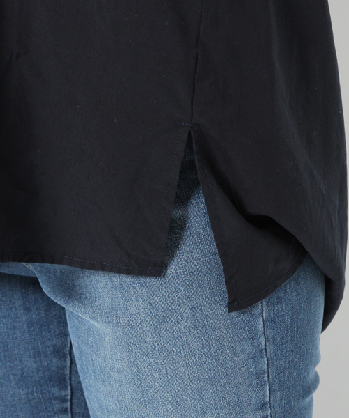 laboratory work(ラボラトリーワーク)の「テンセルスキッパーシャツ(シャツ/ブラウス・レディース・ネイビー/ピンク/ホワイト・MEDIUM)」の10枚目の写真