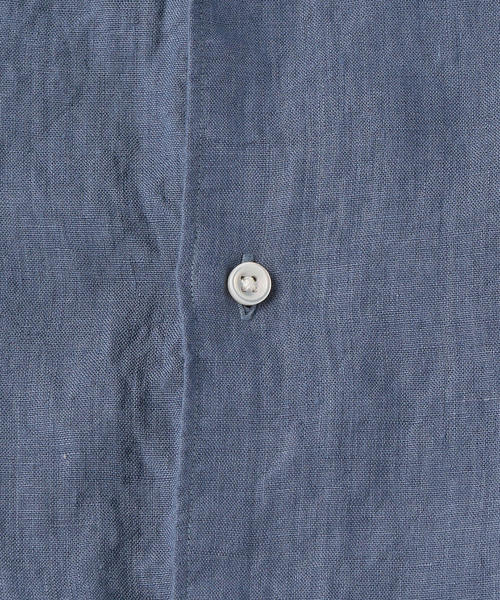 UNITED ARROWS（ユナイテッドアローズ）の「UASB リネン ソリッド セミワイド（シャツ/ブラウス・メンズ・ロイヤルブルー/ブラック/ホワイト/グレー・XL/M/S/XS/L）」の22枚目の写真