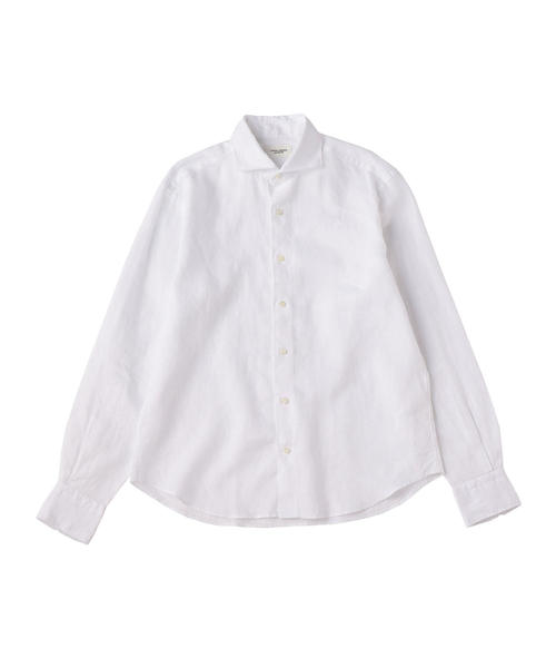 UNITED ARROWS（ユナイテッドアローズ）の「UASB リネン ソリッド セミワイド（シャツ/ブラウス・メンズ・ロイヤルブルー/ブラック/ホワイト/グレー・XL/M/S/XS/L）」の21枚目の写真