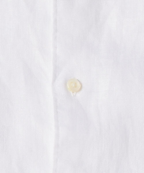 UNITED ARROWS（ユナイテッドアローズ）の「UASB リネン ソリッド セミワイド（シャツ/ブラウス・メンズ・ロイヤルブルー/ブラック/ホワイト/グレー・XL/M/S/XS/L）」の19枚目の写真