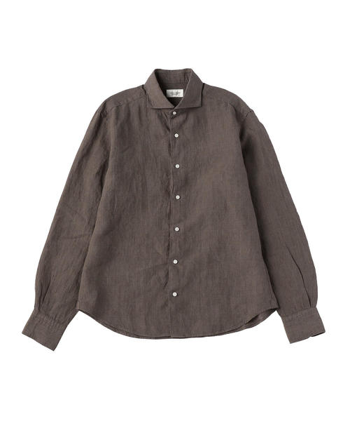 UNITED ARROWS（ユナイテッドアローズ）の「UASB リネン ソリッド セミワイド（シャツ/ブラウス・メンズ・ロイヤルブルー/ブラック/ホワイト/グレー・XL/M/S/XS/L）」の15枚目の写真