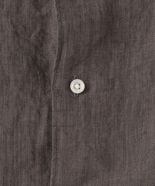 UNITED ARROWS（ユナイテッドアローズ）の「UASB リネン ソリッド セミワイド（シャツ/ブラウス・メンズ・ロイヤルブルー/ブラック/ホワイト/グレー・XL/M/S/XS/L）」の13枚目の写真