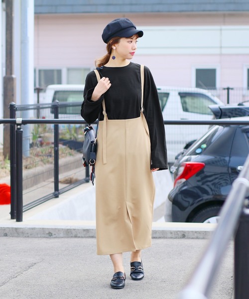 reca(レカ)の「【プチプラ】袖フレアビッグシルエットカットソー(Tシャツ/カットソー・レディース・ホワイト/ブラック/ネイビー/グレー/ベージュ・FREE)」の8枚目の写真
