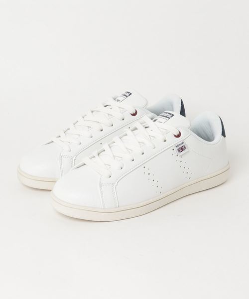 Admiral(アドミラル)の「Admiral/アドミラル CAMBRIDGE/ケンブリッジ(スニーカー・メンズ・ホワイト/ホワイト×レッド/ホワイト系その他・24cm/27cm/25cm/26cm/28cm/23cm)」の2枚目の写真