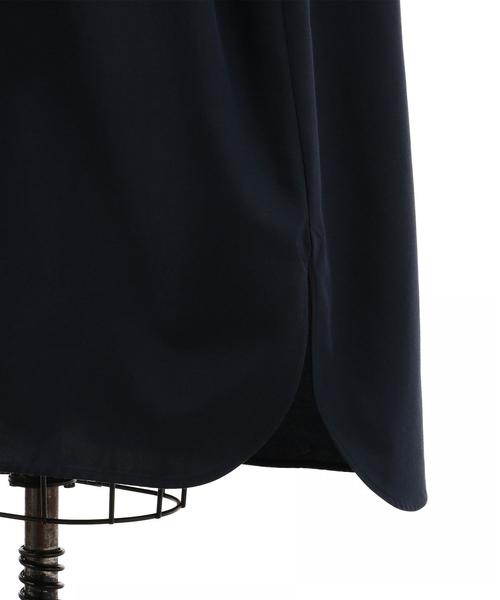 Drawer（ドゥロワー）の「Drawer ノーカラー ギャザードレス