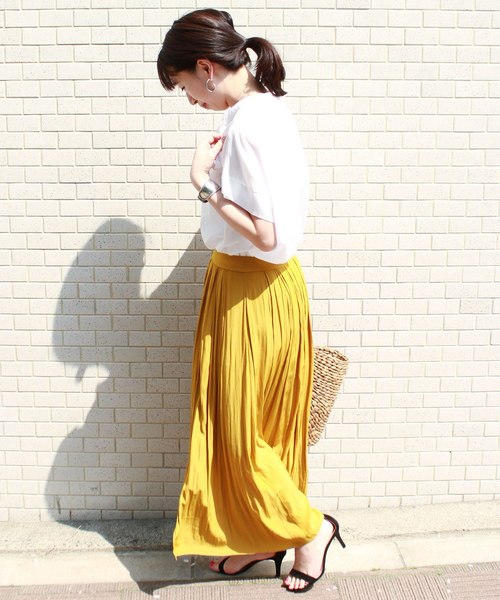 journal standard L'essage（ジャーナルスタンダードレサージュ）の「TCローンスキッパーブラウス◆（シャツ/ブラウス・レディース・ホワイト/ネイビー/イエロー系その他・FREE）」の12枚目の写真