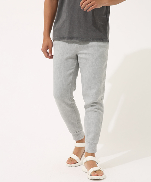 AZUL by moussy（アズールバイマウジー）の「カットライクドビー裾リブパンツ（その他パンツ・メンズ・ブラック/トップグレー/ネイビー/杢グレー・SMALL/MEDIUM/LARGE/X-LARGE）」の3枚目の写真