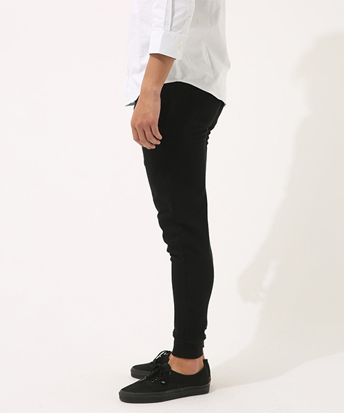 AZUL by moussy（アズールバイマウジー）の「カットライクドビー裾リブパンツ（その他パンツ・メンズ・ブラック/トップグレー/ネイビー/杢グレー・SMALL/MEDIUM/LARGE/X-LARGE）」の9枚目の写真