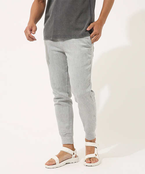 AZUL by moussy（アズールバイマウジー）の「カットライクドビー裾リブパンツ（その他パンツ・メンズ・ブラック/トップグレー/ネイビー/杢グレー・SMALL/MEDIUM/LARGE/X-LARGE）」の13枚目の写真