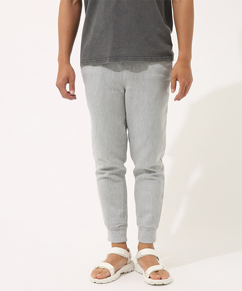 AZUL by moussy（アズールバイマウジー）の「カットライクドビー裾リブパンツ（その他パンツ・メンズ・ブラック/トップグレー/ネイビー/杢グレー・SMALL/MEDIUM/LARGE/X-LARGE）」の16枚目の写真