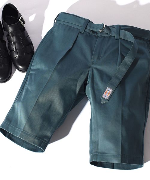 Dickies(ディッキーズ)の「【OCEANS 7月号掲載】DICKIES: 別注 BELTED ショーツ■(その他パンツ・メンズ・ライトブルー/ブラック/ベージュ/ネイビー・28/30/32/34)」の9枚目の写真