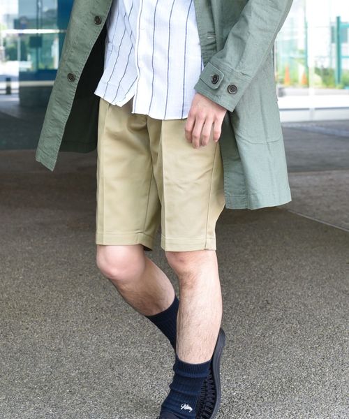 Dickies(ディッキーズ)の「【OCEANS 7月号掲載】DICKIES: 別注 BELTED ショーツ■(その他パンツ・メンズ・ライトブルー/ブラック/ベージュ/ネイビー・28/30/32/34)」の14枚目の写真