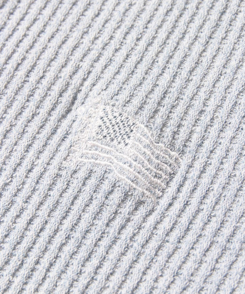 JACKROSE（ジャックローズ）の「ワンポイントフラッグ ワッフルTシャツ（Tシャツ/カットソー・メンズ・ホワイト/ピンク/ブルー/ブラック・M/L）」の8枚目の写真