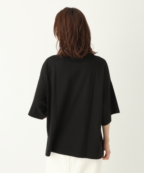 A part by(アパートバイ)の「ペルヴィアンピマBIGTシャツ2 796368(Tシャツ/カットソー・レディース・ベージュ/ライトパープル/ホワイト/ブラック・FREE)」の10枚目の写真