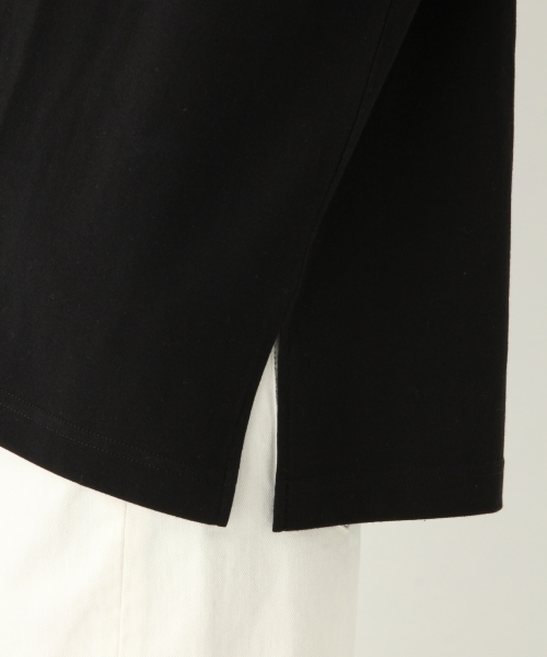 A part by(アパートバイ)の「ペルヴィアンピマBIGTシャツ2 796368(Tシャツ/カットソー・レディース・ベージュ/ライトパープル/ホワイト/ブラック・FREE)」の15枚目の写真