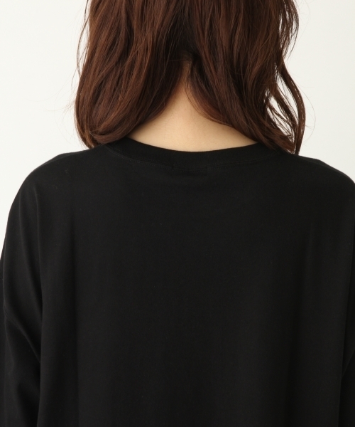 A part by(アパートバイ)の「ペルヴィアンピマBIGTシャツ2 796368(Tシャツ/カットソー・レディース・ベージュ/ライトパープル/ホワイト/ブラック・FREE)」の9枚目の写真