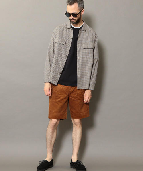 BEAUTY&YOUTH UNITED ARROWS（ビューティーアンドユースユナイテッドアローズ）の「BY 8W コーデュロイ 1P ショーツ（その他パンツ・メンズ・ライトグレー/ブラウン/ネイビー・SMALL/MEDIUM/X-LARGE/LARGE）」の8枚目の写真