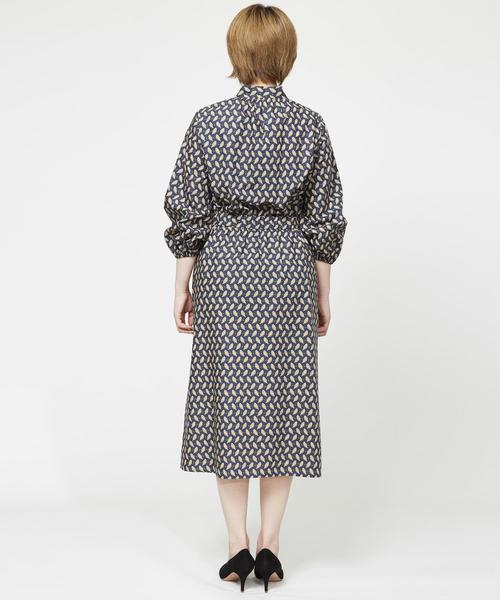 リバティ ワンピース 38 エリオポール heliopole ウエストリボン 春