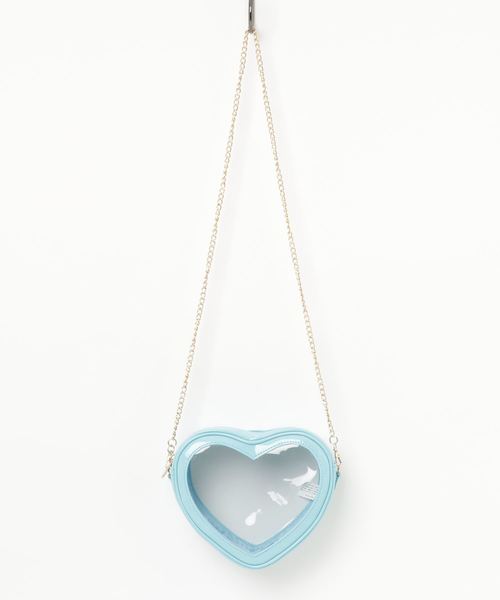 WEGO（ウィゴー）の「WEGO/クリアハートショルダーバッグ（ショルダーバッグ・レディース・レッド/サックスブルー/ピンク/イエロー/その他1/ライトパープル・FREE）」の12枚目の写真