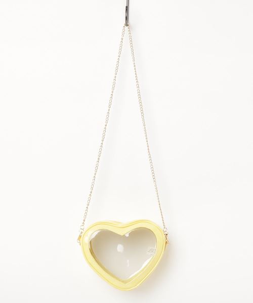 WEGO（ウィゴー）の「WEGO/クリアハートショルダーバッグ（ショルダーバッグ・レディース・レッド/サックスブルー/ピンク/イエロー/その他1/ライトパープル・FREE）」の14枚目の写真