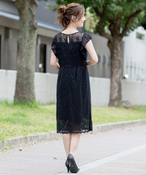 Kana(カナ)の「総レース ショート丈 ドレス(ドレス・レディース・ブラック/ピンク/グリーン・M)」の8枚目の写真