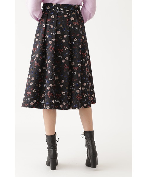 JILL STUART（ジルスチュアート）の「◆マギーフラワースカート（スカート・レディース・ブラック/ベージュ・0/2/4）」の3枚目の写真