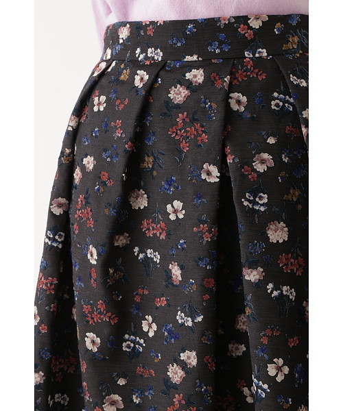 JILL STUART（ジルスチュアート）の「◆マギーフラワースカート（スカート・レディース・ブラック/ベージュ・0/2/4）」の4枚目の写真