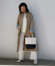 AMERI | DENIM BALMACAAN COAT(トレンチコート)