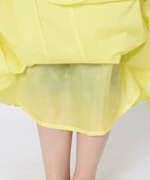 Khaju(カージュ)の「Khaju:ガセットフレアスカート◇(スカート・レディース・グリーン/ラベンダー/イエロー・ONE SIZE)」の18枚目の写真